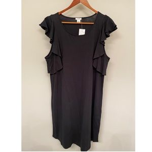 J. Crew Flutter Sleeve Dress